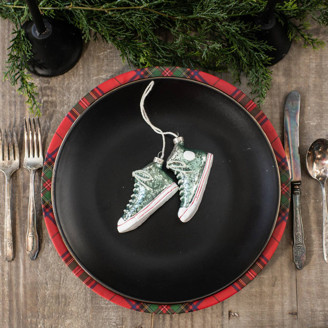 BLUE HIGH TOP ORNAMENT