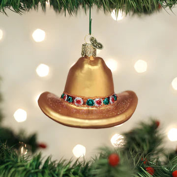 Cowboy Hat Ornament - Old World Christmas