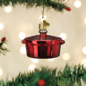Dutch Oven Glass Ornament - Old World Christmas