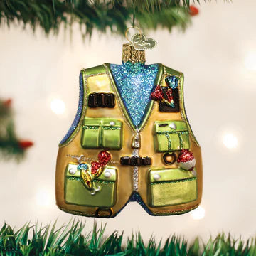 Fishing Vest Ornament - Old World Christmas