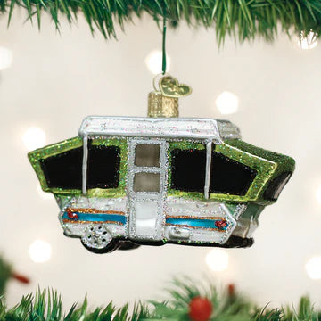 Tent Camper Ornament - Old World Christmas