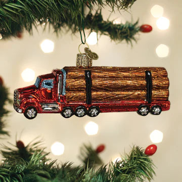 Logging Truck Ornament - Old World Christmas