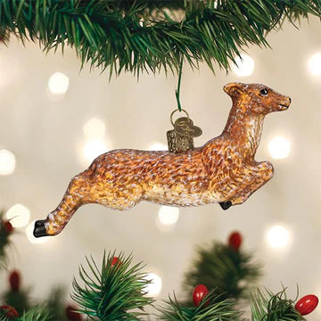 Glass Deer Vintage Ornament - Old World Christmas