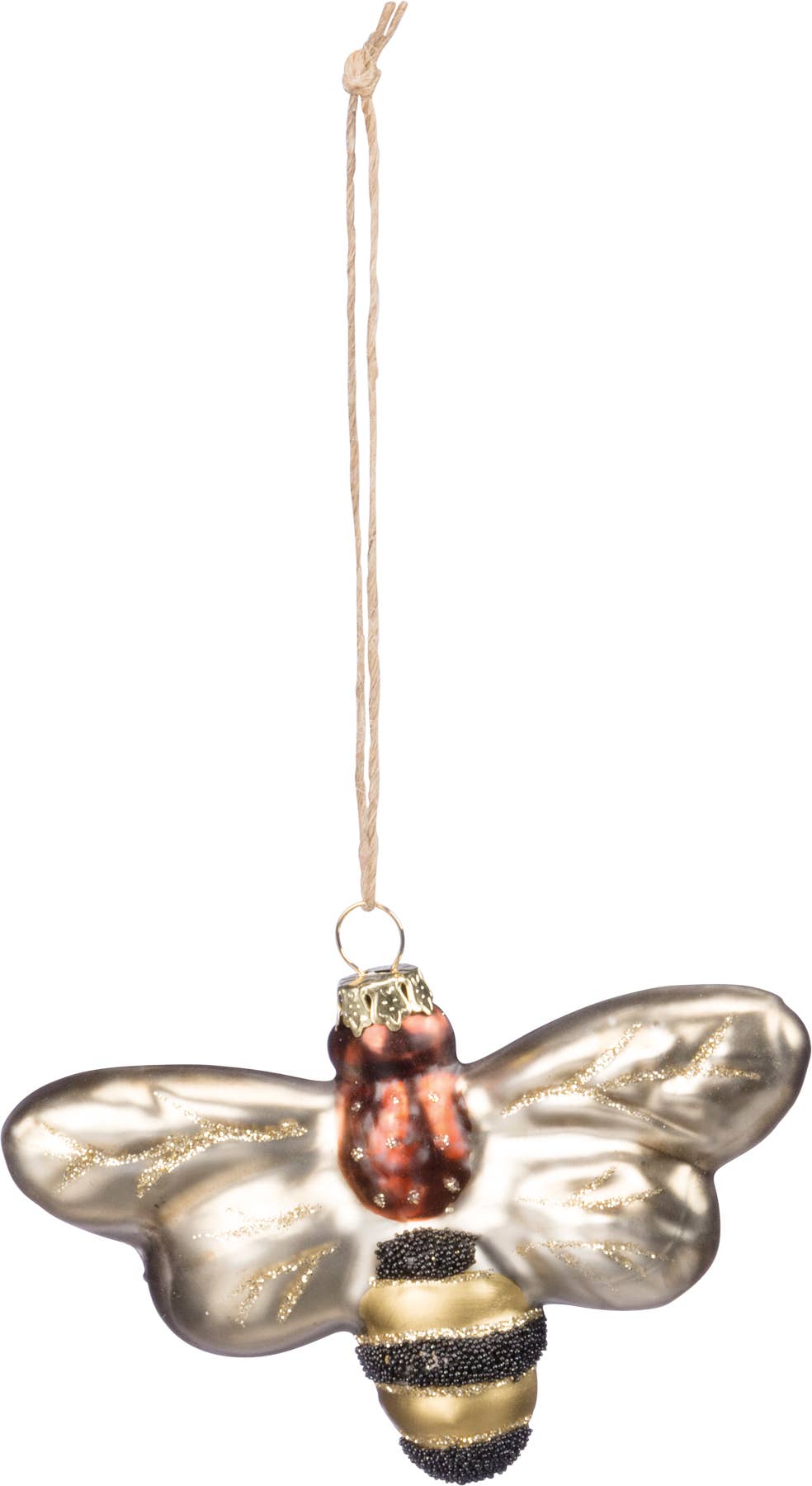 Glass Bee Ornament