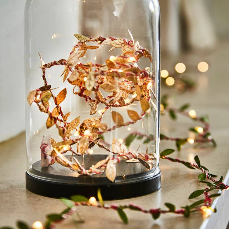 Gold Leaf Fairy String Lights