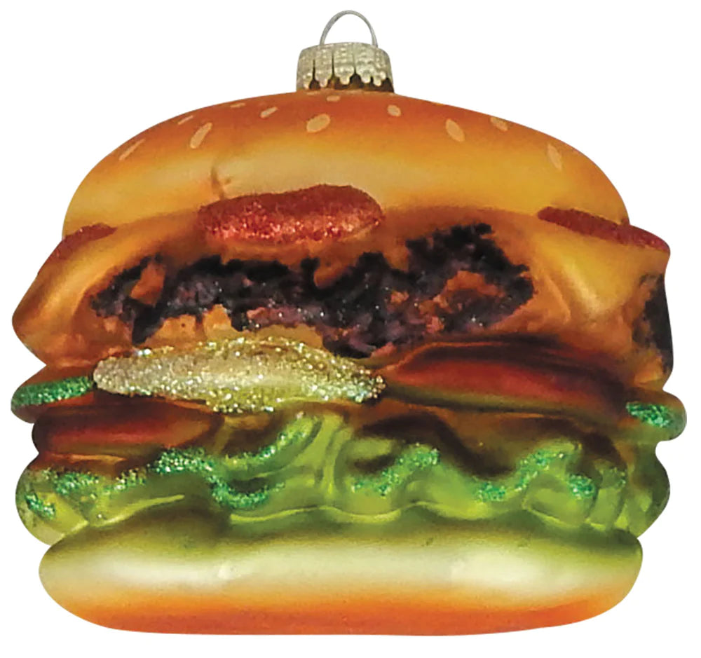 Hamburger, No Cheese! Ornament