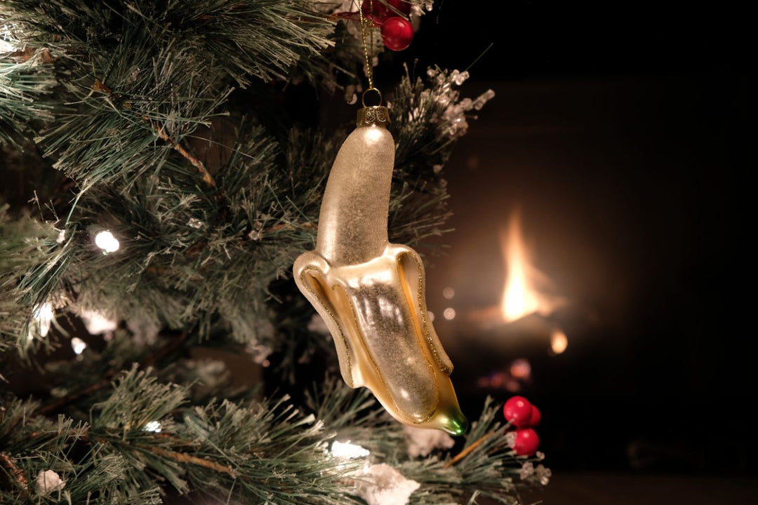 Its a Banana! Glass Ornament