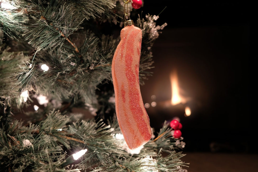 Bacon Glass Ornament