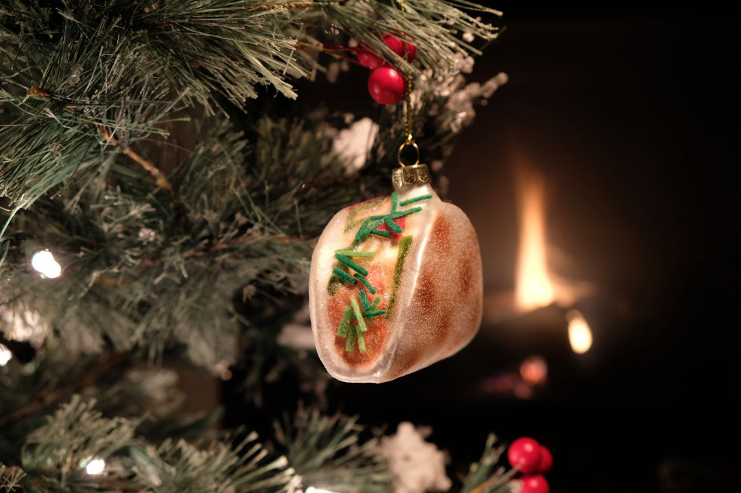 Taco Glass Ornament