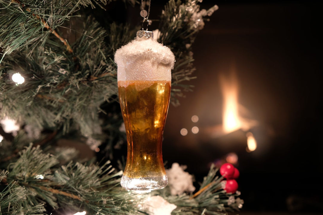 Beer Pint Glass Glass Ornament
