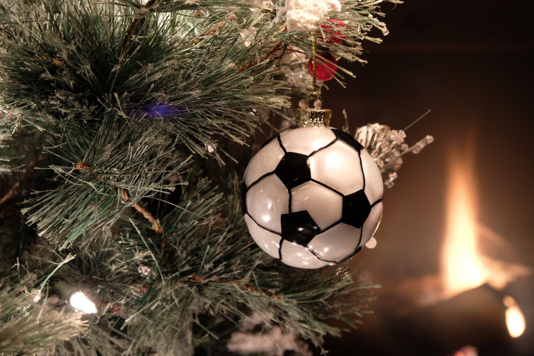 Soccer Ball Glass Ornament