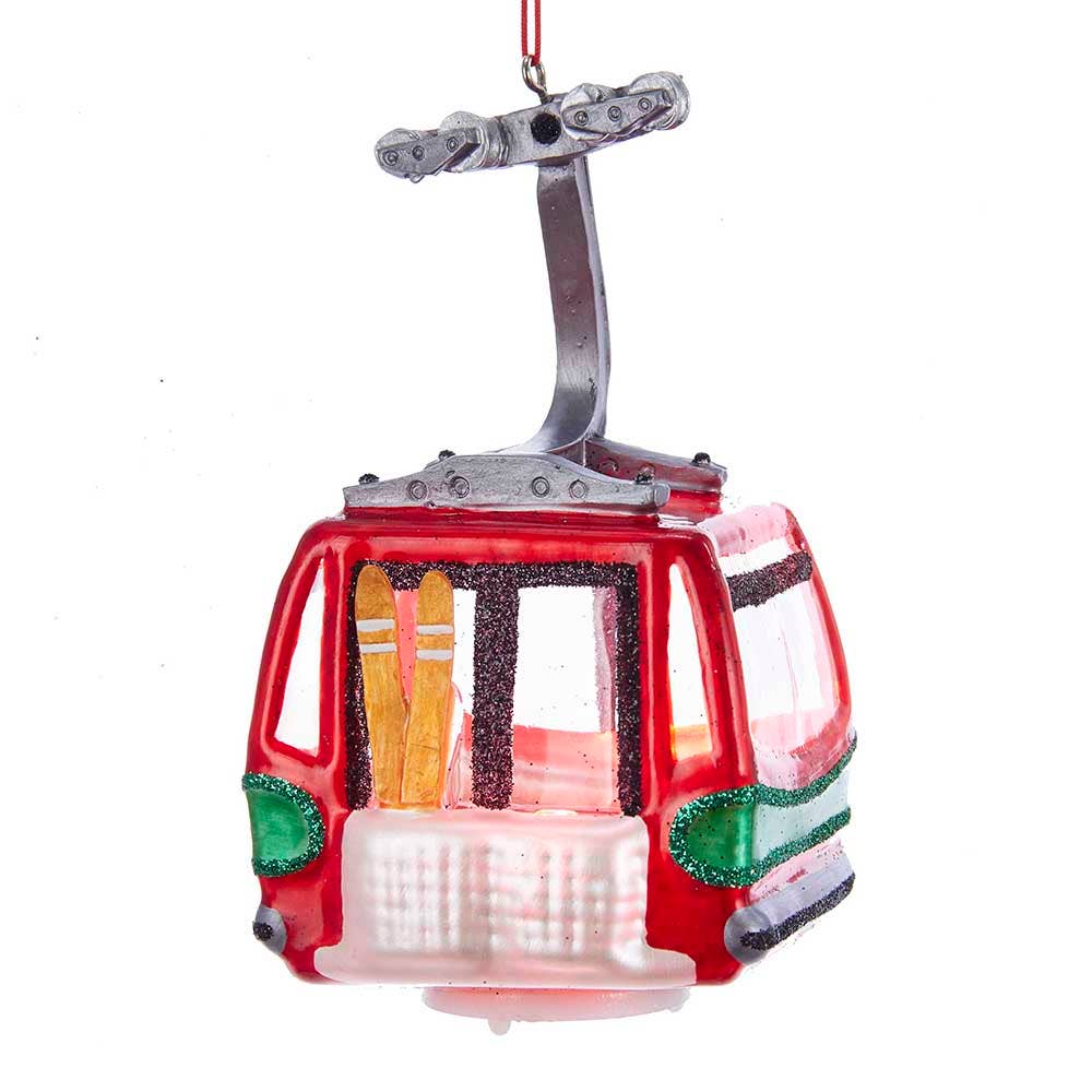 Gondola with Lights Glass Ornament