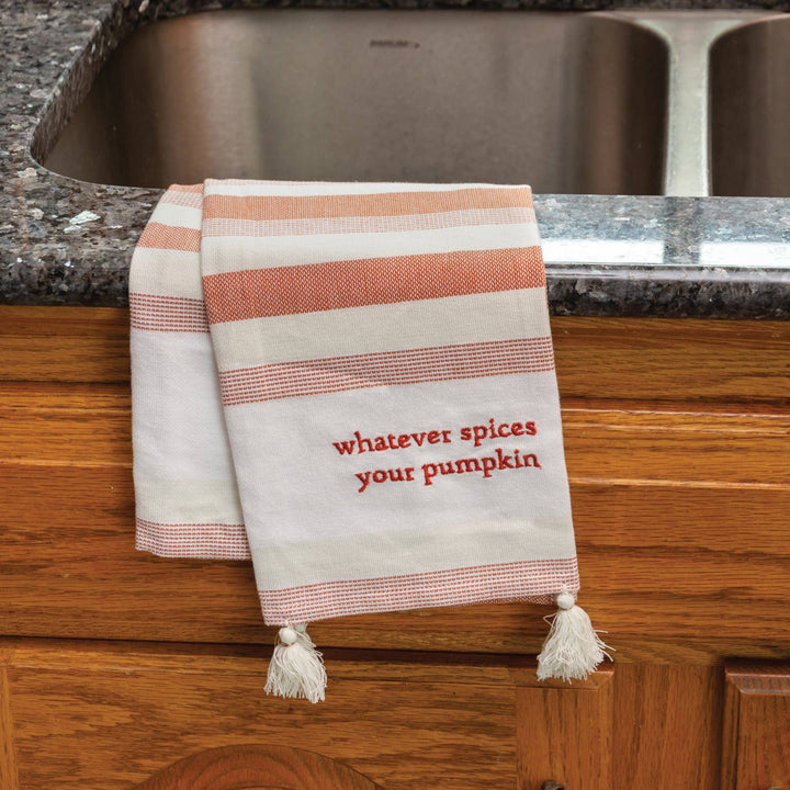 Whatever Spices Your Pumpkin Kitchen Towel