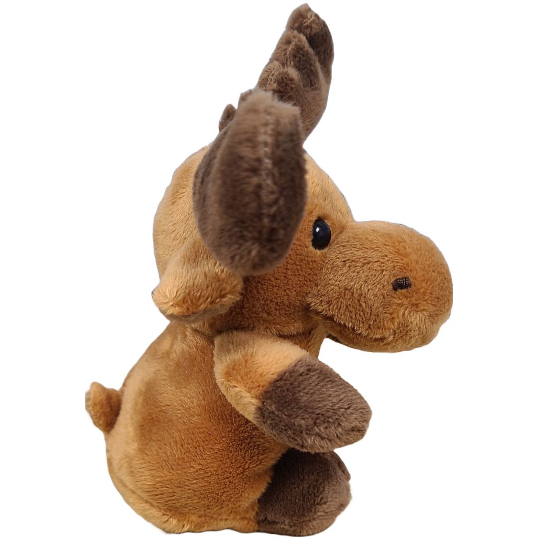 Rocky the Canned Moose - Stuffed Animal Plush w/Funny Jokes: Standard Lid