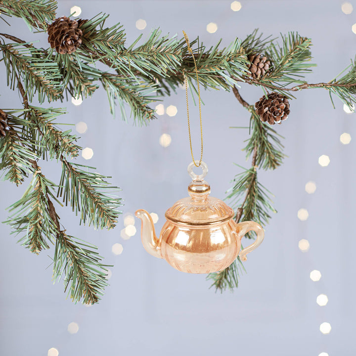 Glass Teapot Ornament