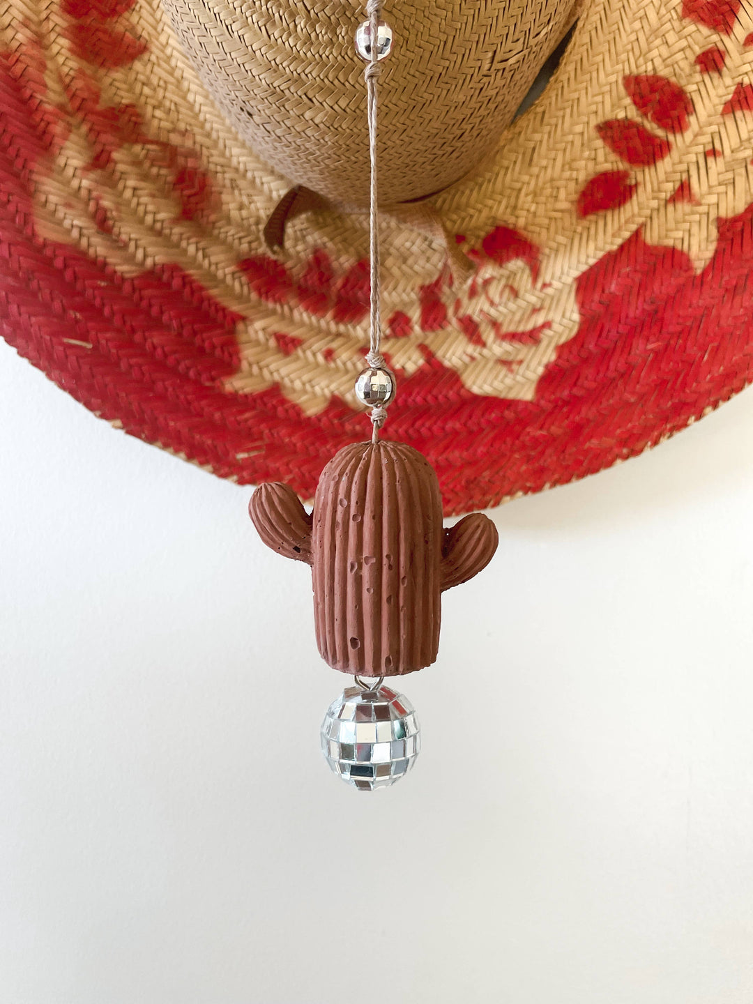 Disco Ornaments: Cowboy Hat / Terra Cotta