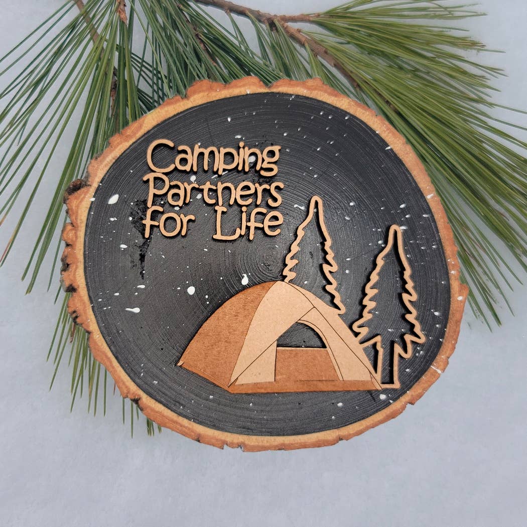 Camping Partners for Life Ornament