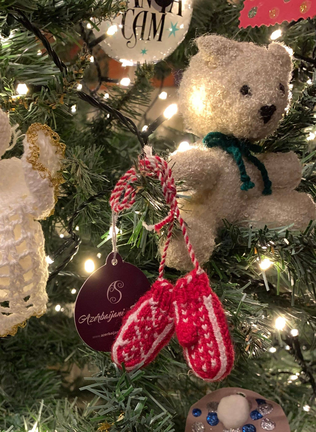 Mitten Ornaments : Set of 6: Variety