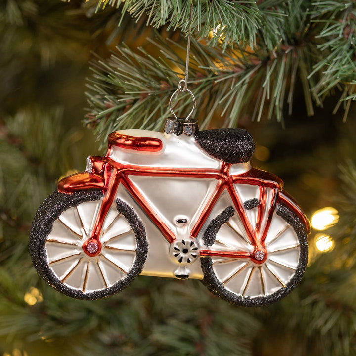 Red Bike Ornament