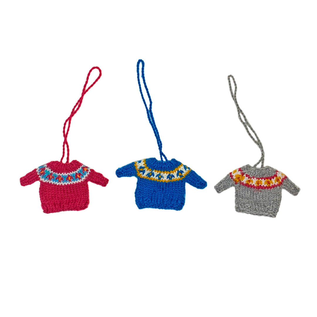 Mini Sweater Ornaments