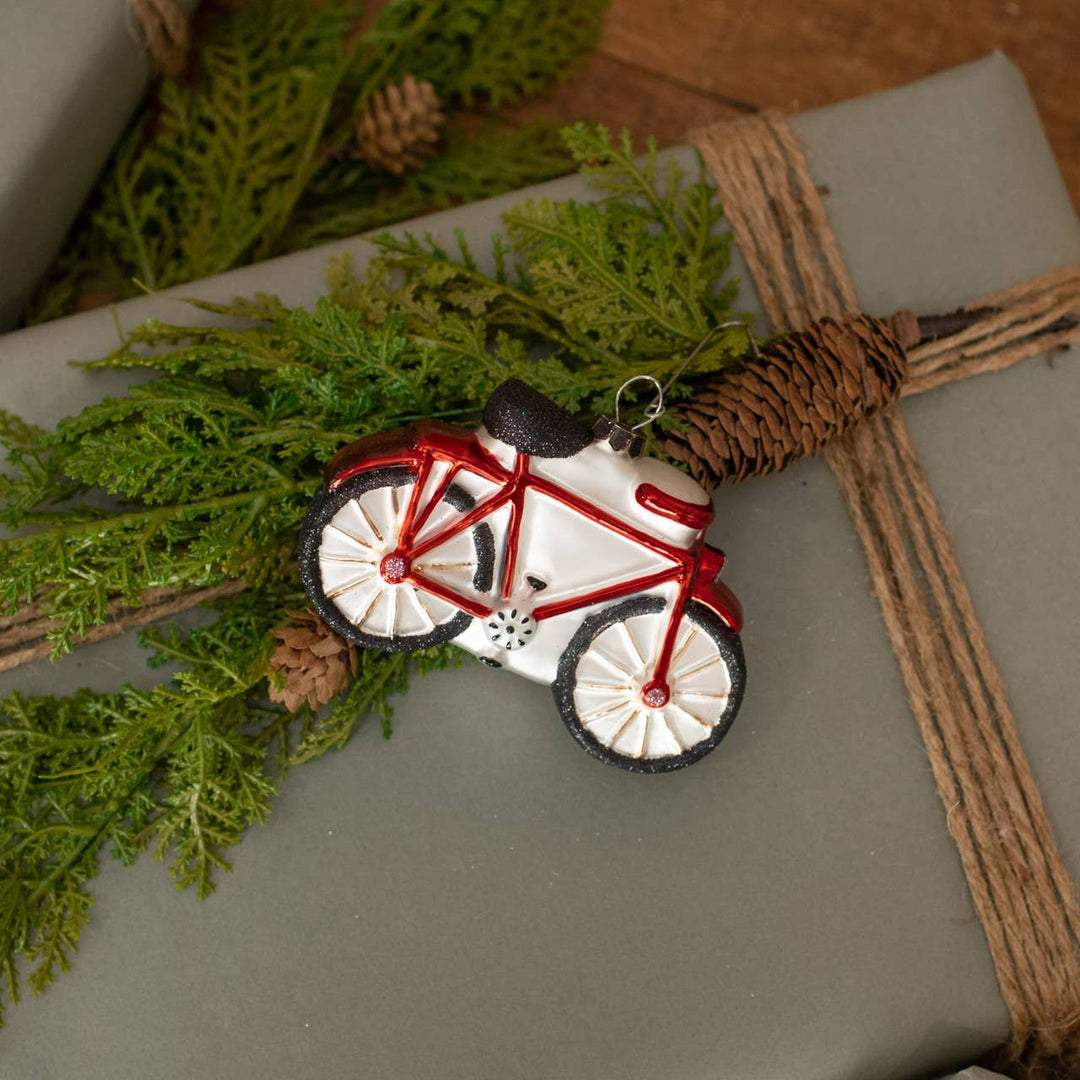 Red Bike Ornament