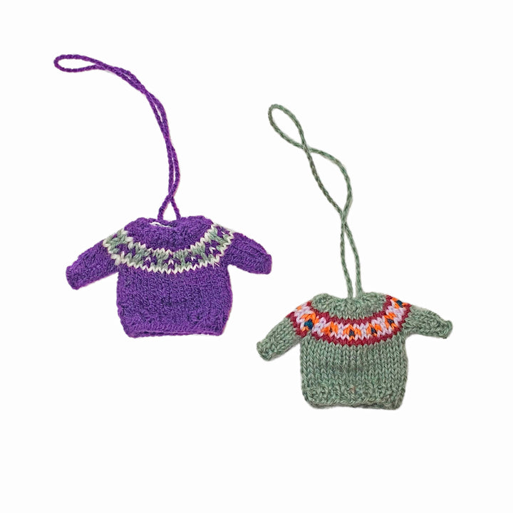 Mini Sweater Ornaments