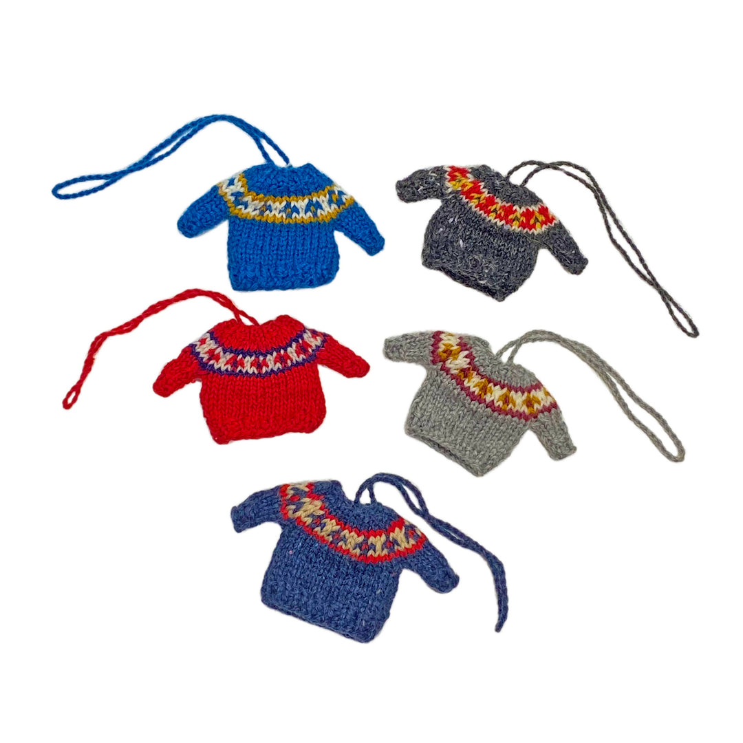 Mini Sweater Ornaments