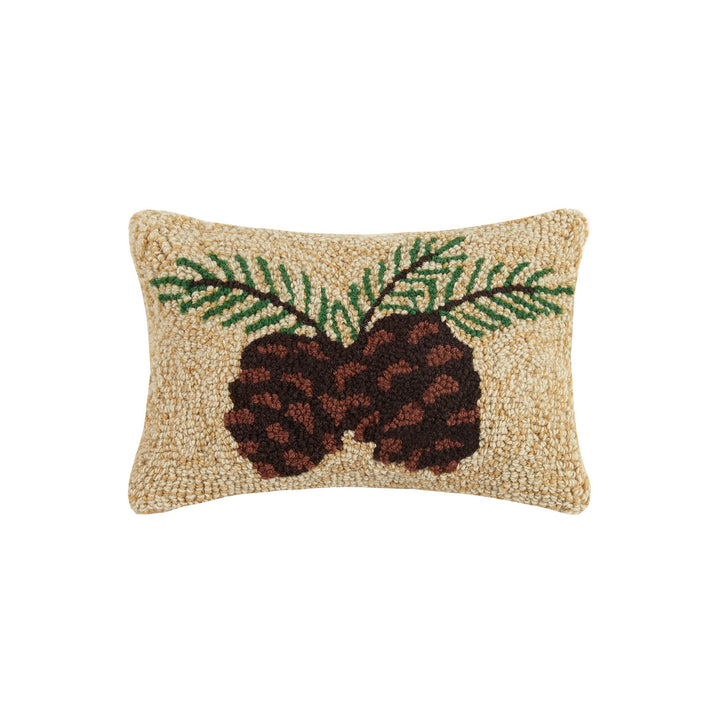 Pine Cone Hook Pillow