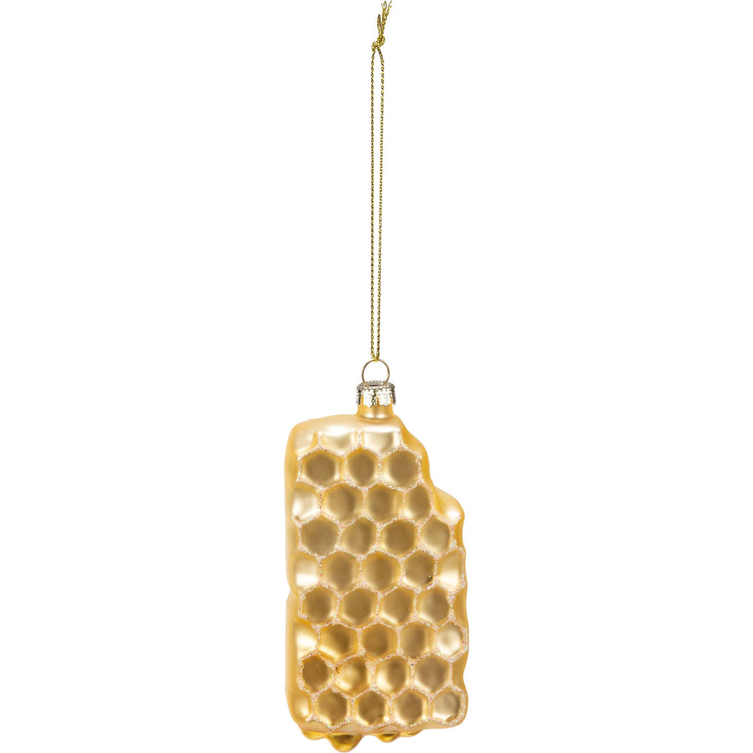 Glass Honeycomb Ornament