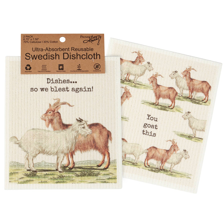 You Goat This Swedish Dishcloth Set