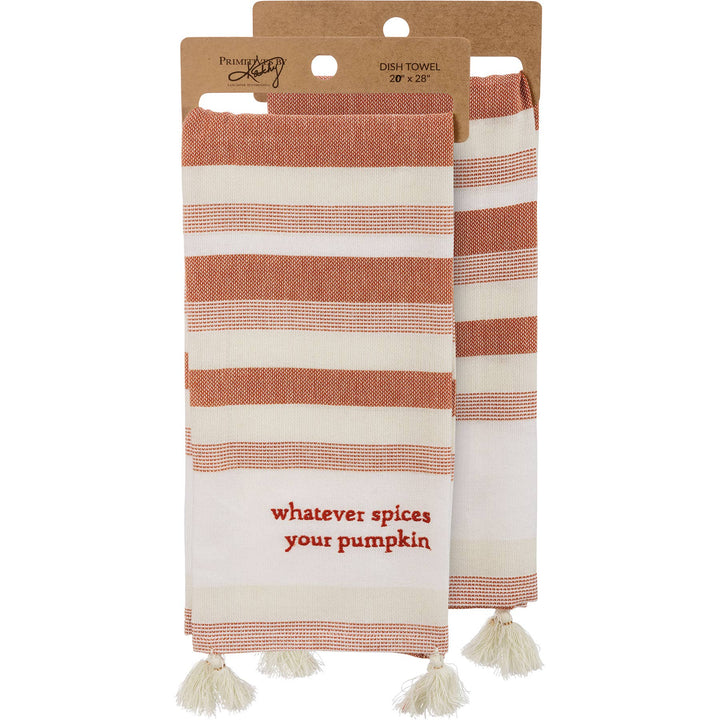 Whatever Spices Your Pumpkin Kitchen Towel