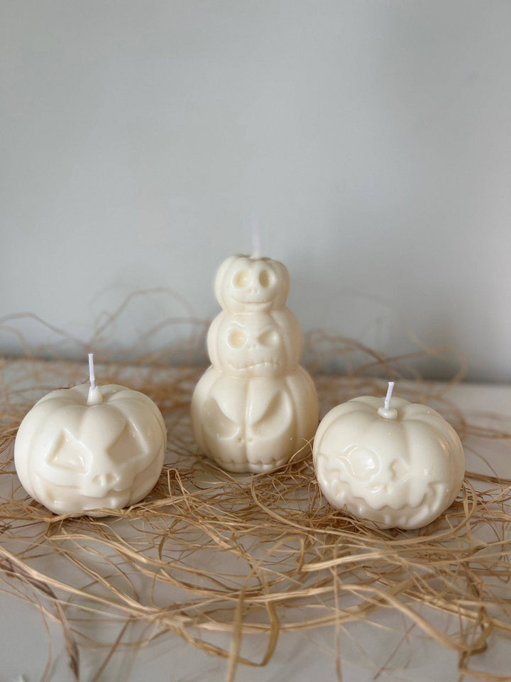 3 Tier Pumpkin Candle