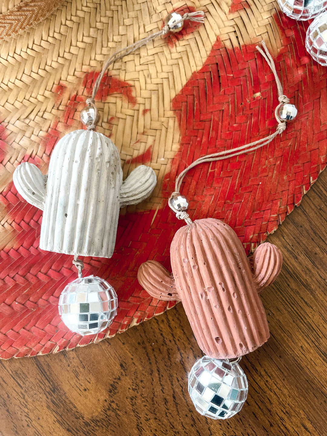 Disco Ornaments: Cowboy Hat / Cement