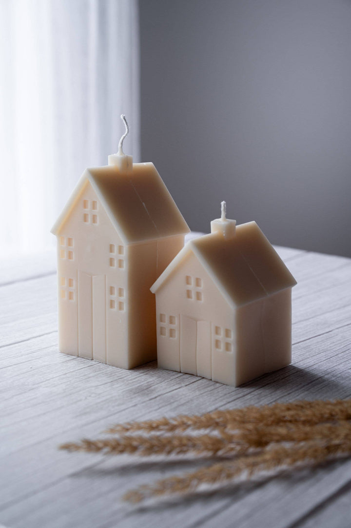 Christmas - 3D House Candle: Forest Pine / Small House