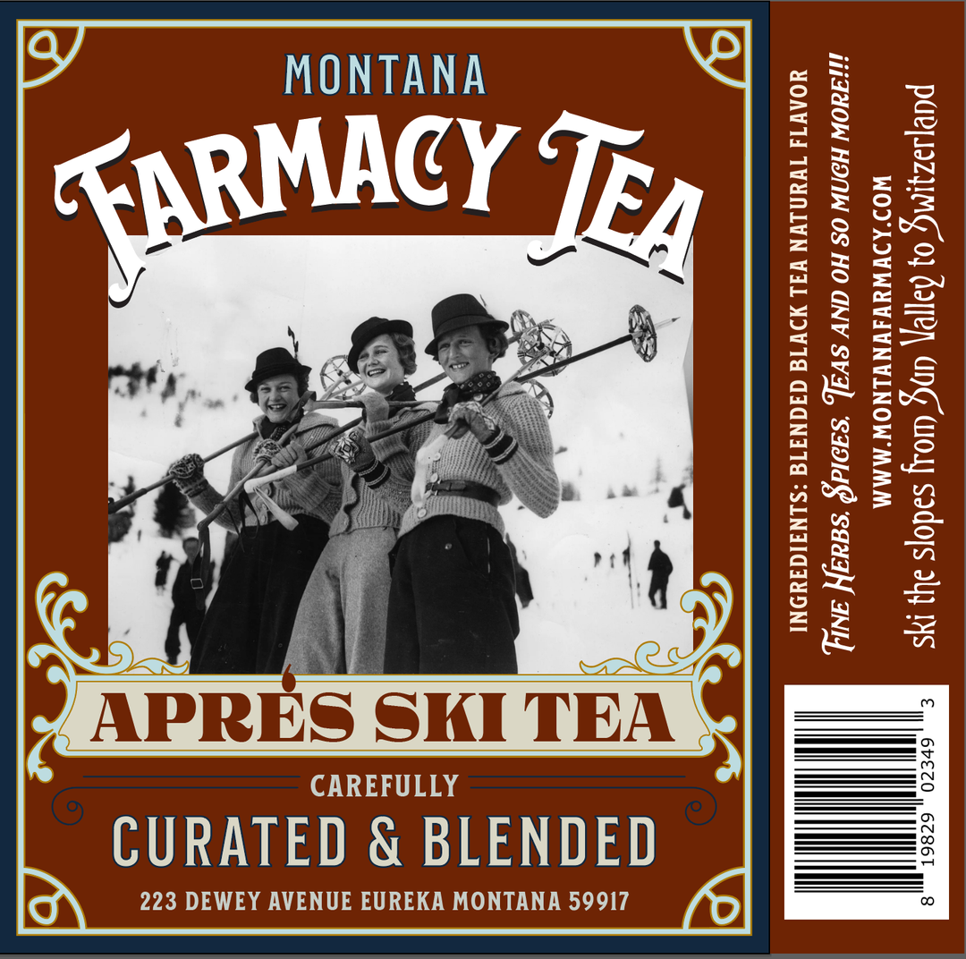 Aprés Ski Tea Vintage Skiing Tea inspired by the slopes