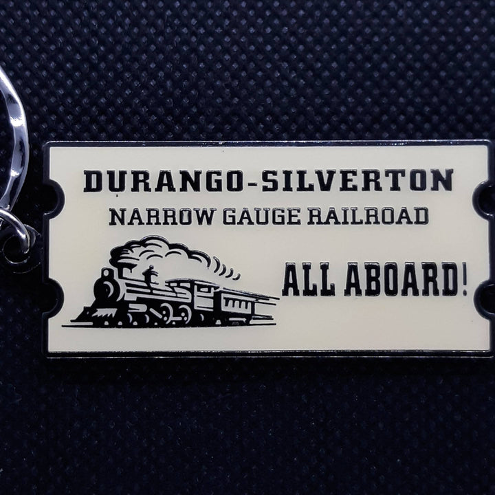 Keychain - Durango Silverton Train Ticket