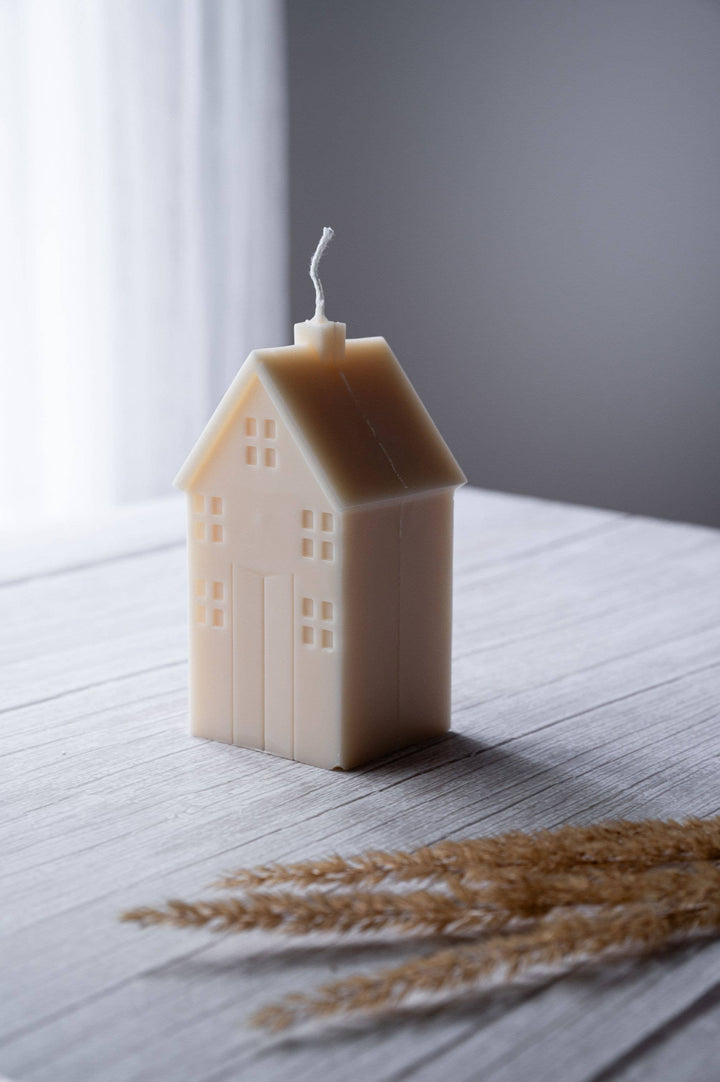 Christmas - 3D House Candle: Forest Pine / Big House