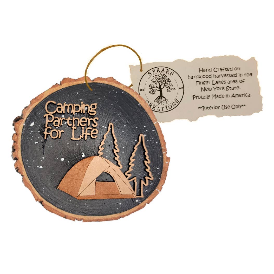 Camping Partners for Life Ornament