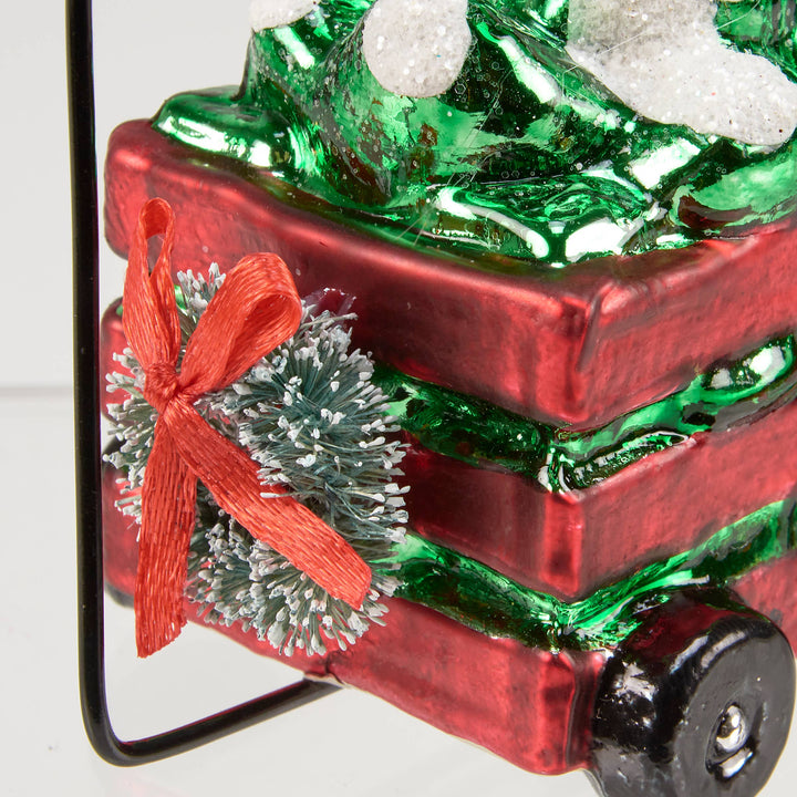 Glass Tree Delivery Ornament