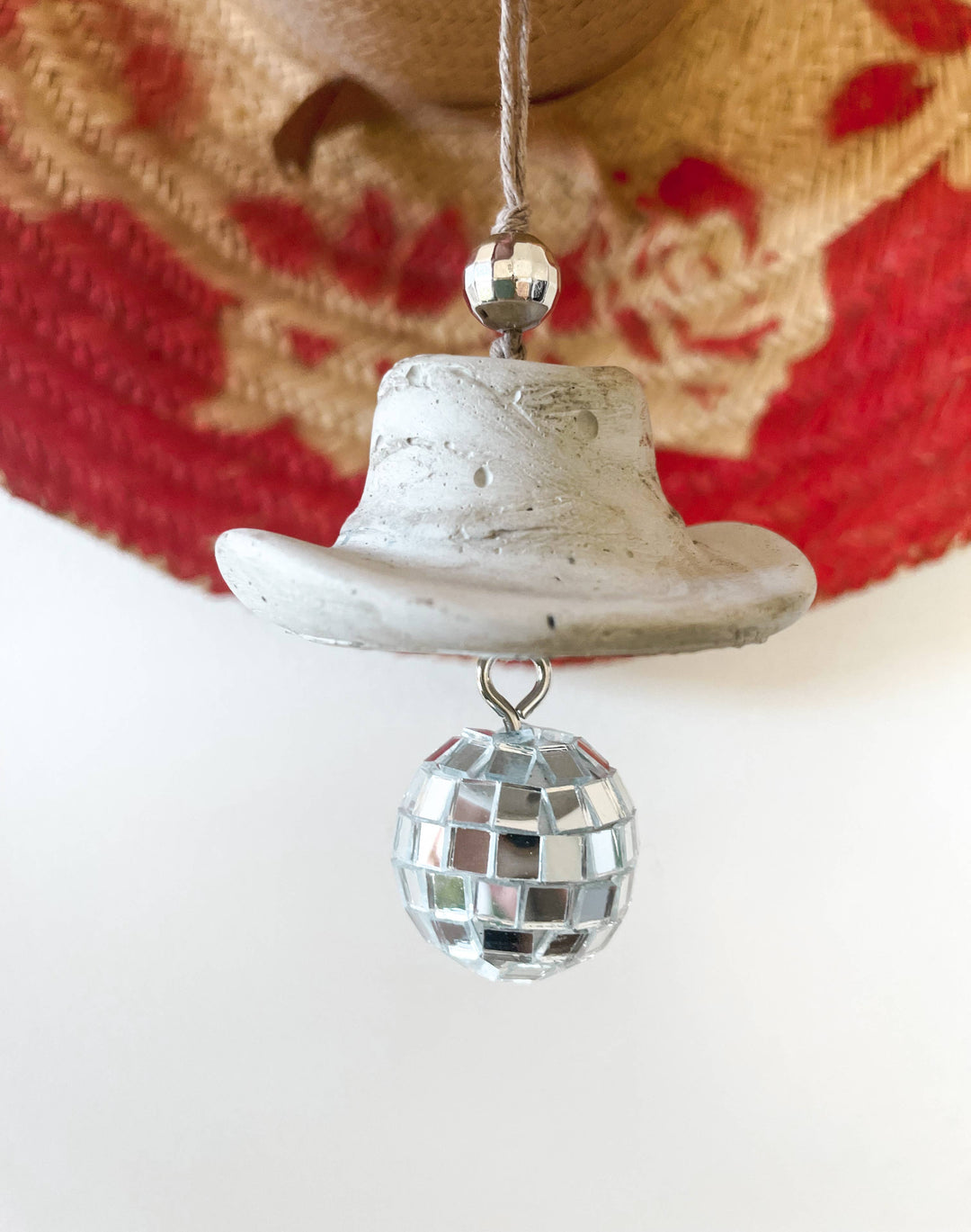 Disco Ornaments: Cowboy Hat / Terra Cotta