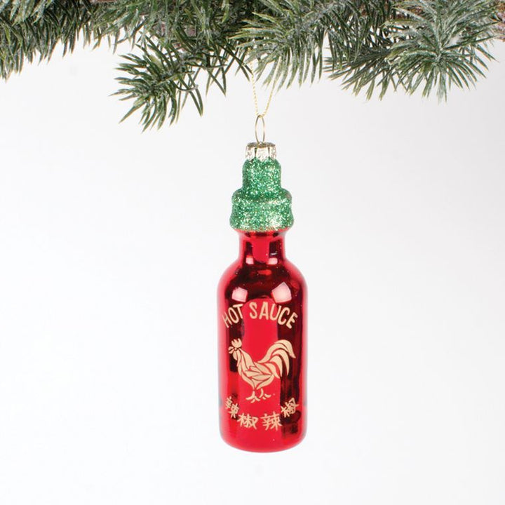 Hot Sauce Glass Ornament