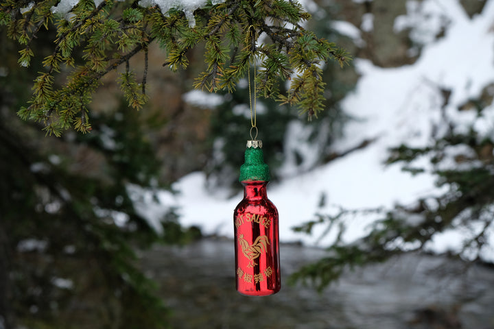 Hot Sauce Glass Ornament